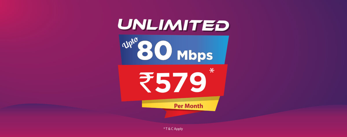 GTPL Broadband Plans 60 Mbps 12Months - Image 1